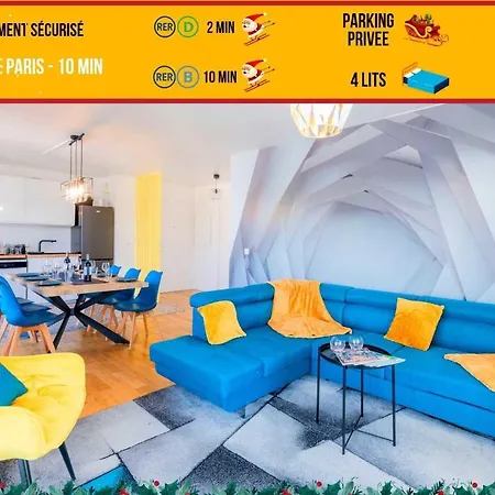 Caopeo - Paris - 8 Personnes Balcon Parking